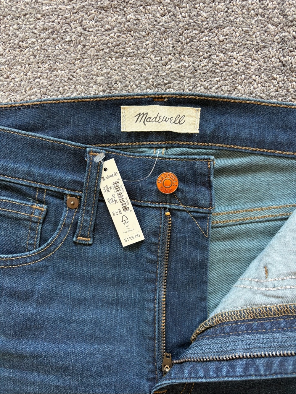 Madewell Women's Indigo Blue Slim Jeans
